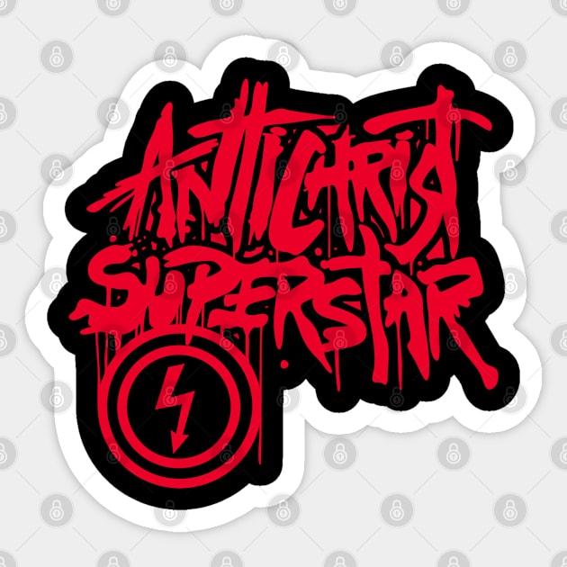 ANTICHRIST SUPERSTAR Sticker by artslaves